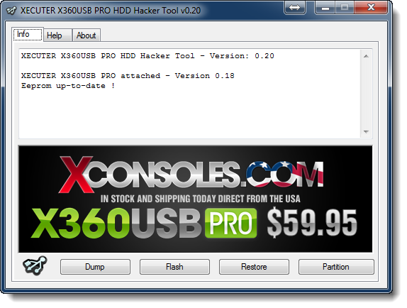 Presentar Fanático Muscular Xecuter X360USB Pro HDD Hacker Tool - Xbox 360 - Dekazeta