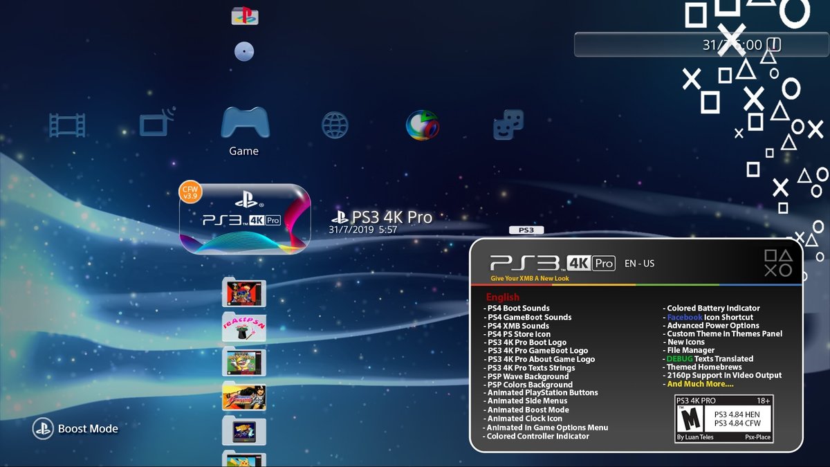 PS3HEN Mod] - PS3 Pro Gameboot Mod For nonCFW PS3 Models