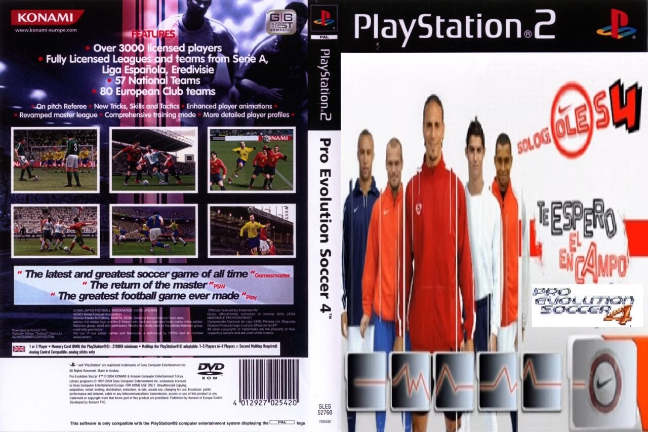 carbón Poner Oficial Parche SoloGoles 4 + BlackCat (PES 4 PS2) - Parches y Option Files -  Dekazeta