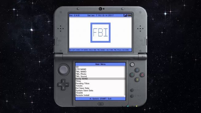 FBI File Manager) - Nintendo 3DS - Dekazeta