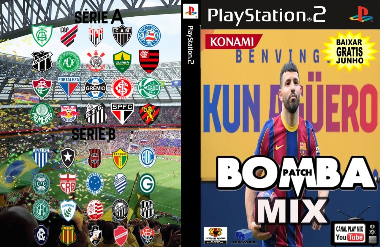 BOMBA PATCH BRASILEIRÃO 2021 PS2 (ABRIL) Pro Evolution Soccer 6