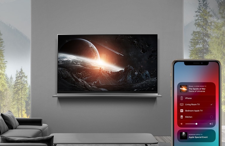 Smart TV LG with AirPlay 2