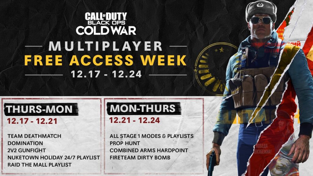 Call of Duty: Black Ops Cold War - Free week multiplayer
