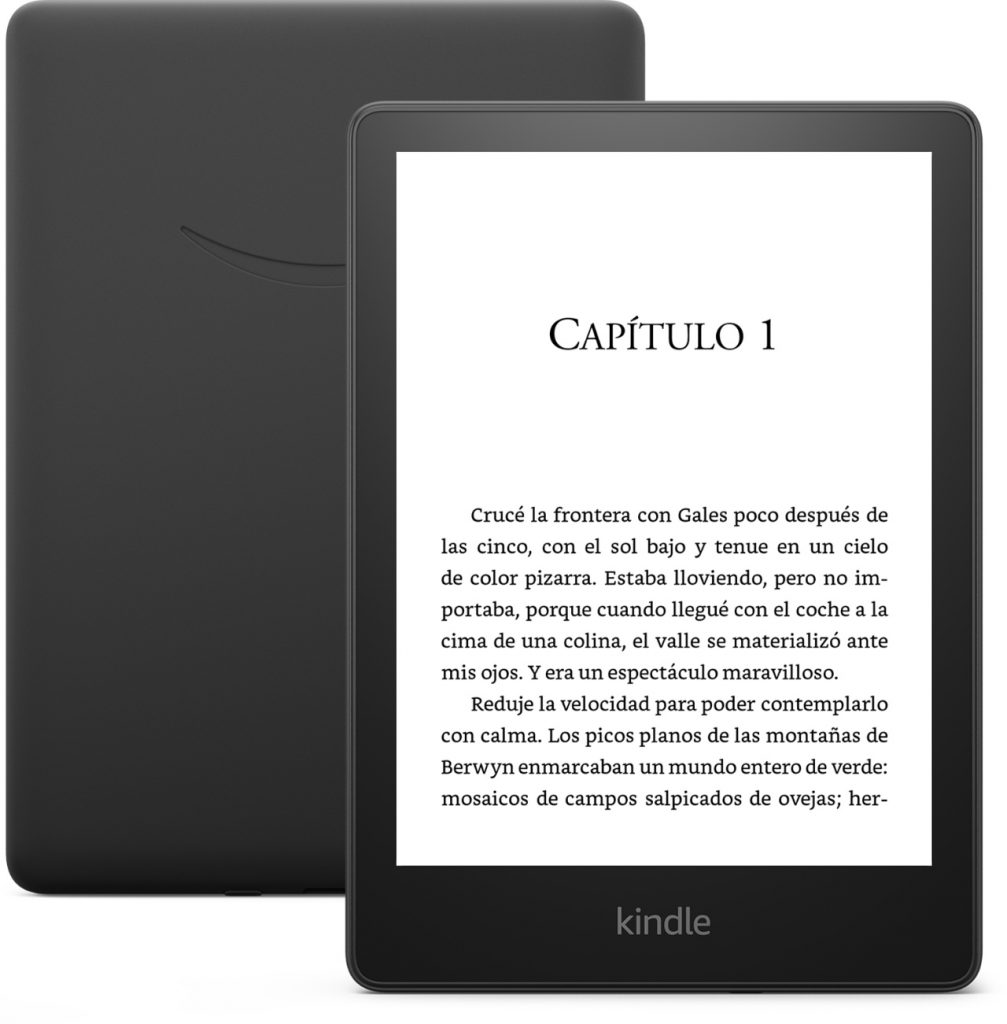 Kindle Paperwhite - Frontal y trasera
