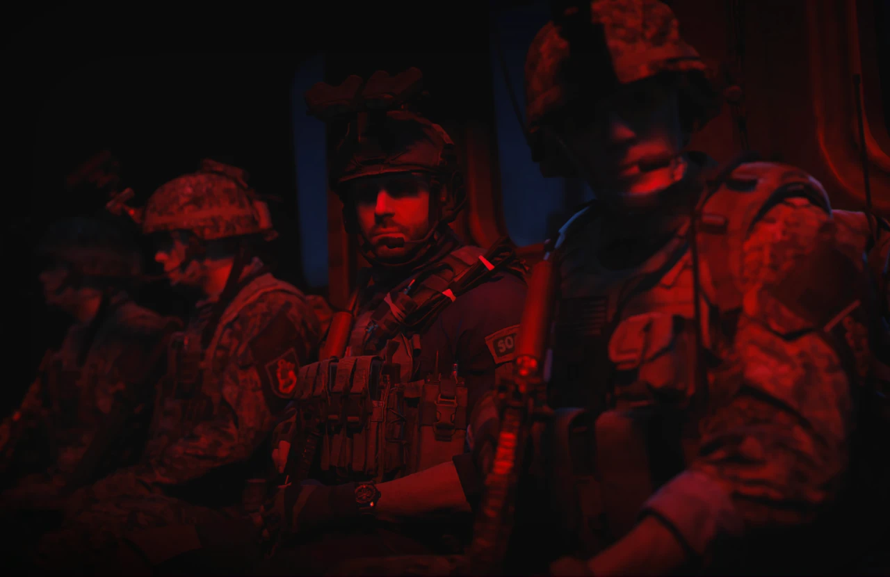 Call of Duty: Modern Warfare II - nocturno rojo