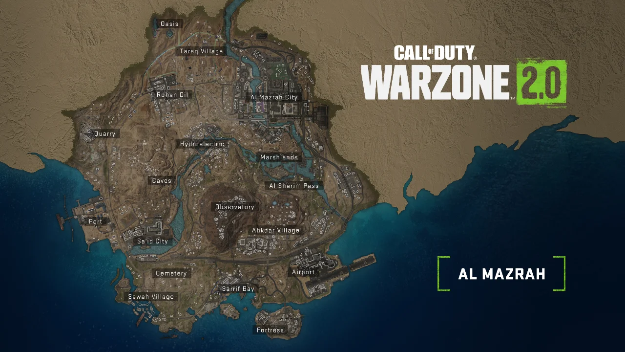 Warzone 2.0 - Mapa Al Mazrah