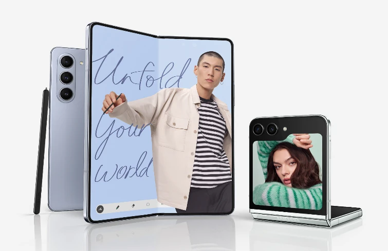 Samsung Galaxy Z Fold5 y Flip5