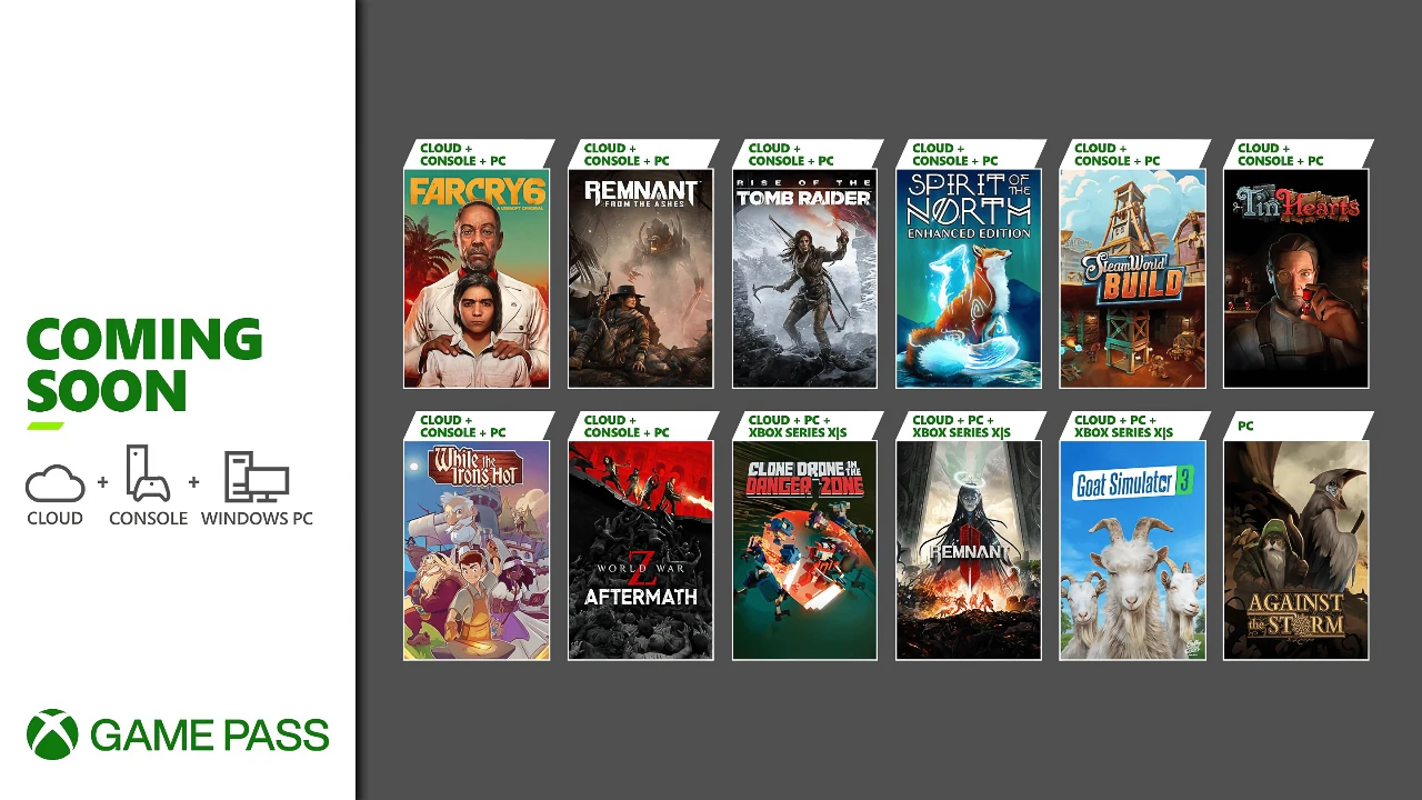 Xbox Game Pass - diciembre 2023