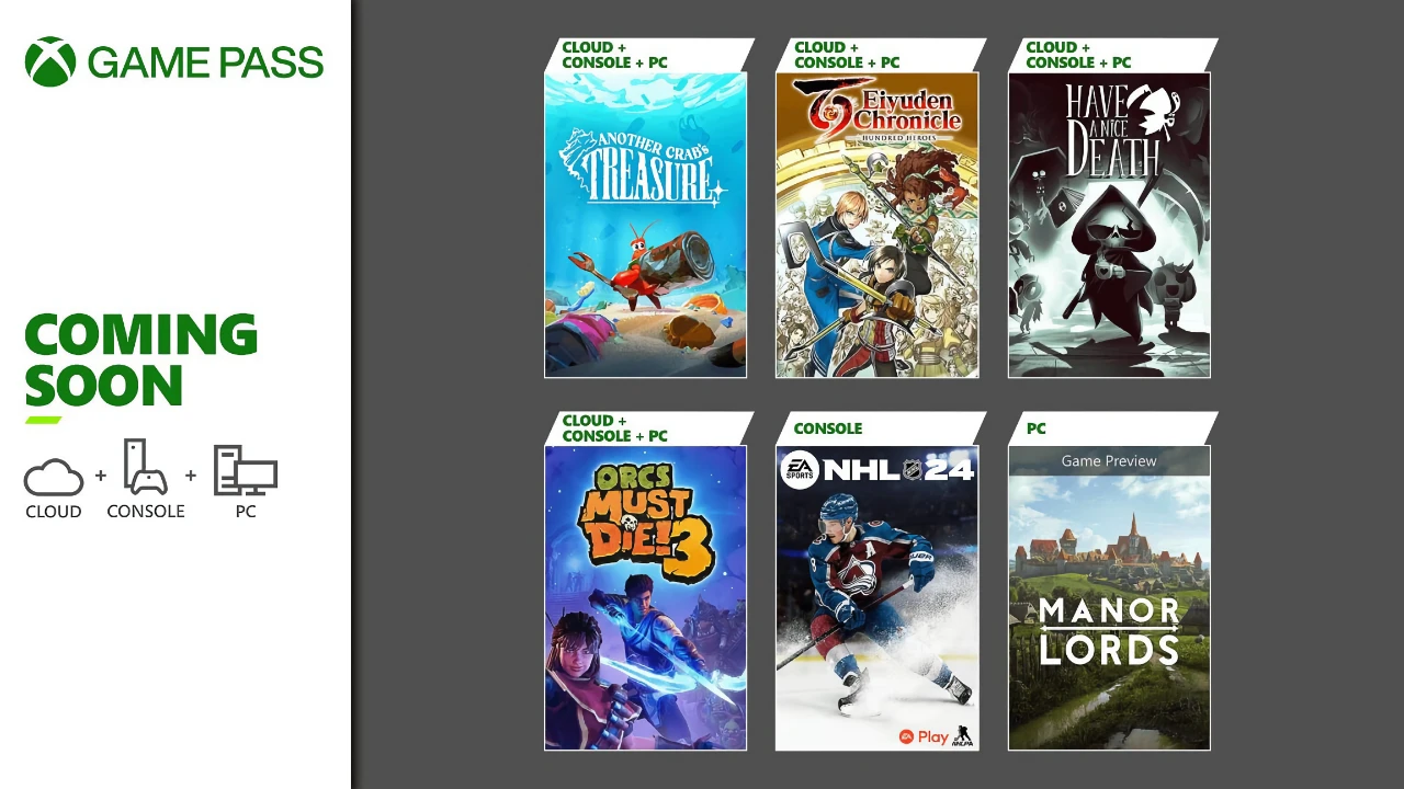 Xbox Game Pass - Abril 2024